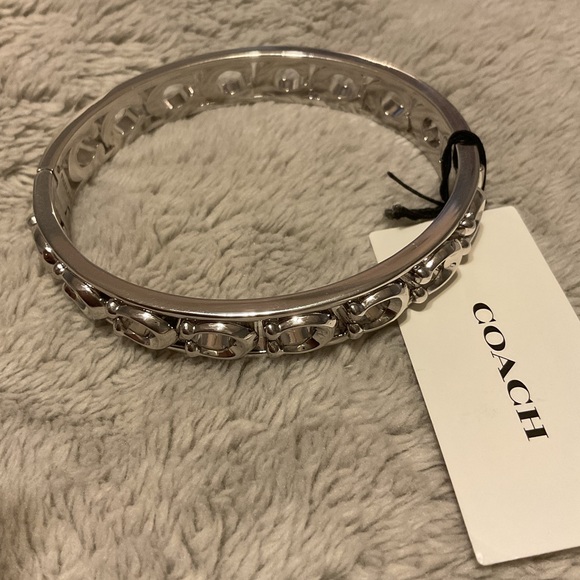RARE COACH Signature C Bangle Bracelet - Picture 2 of 5